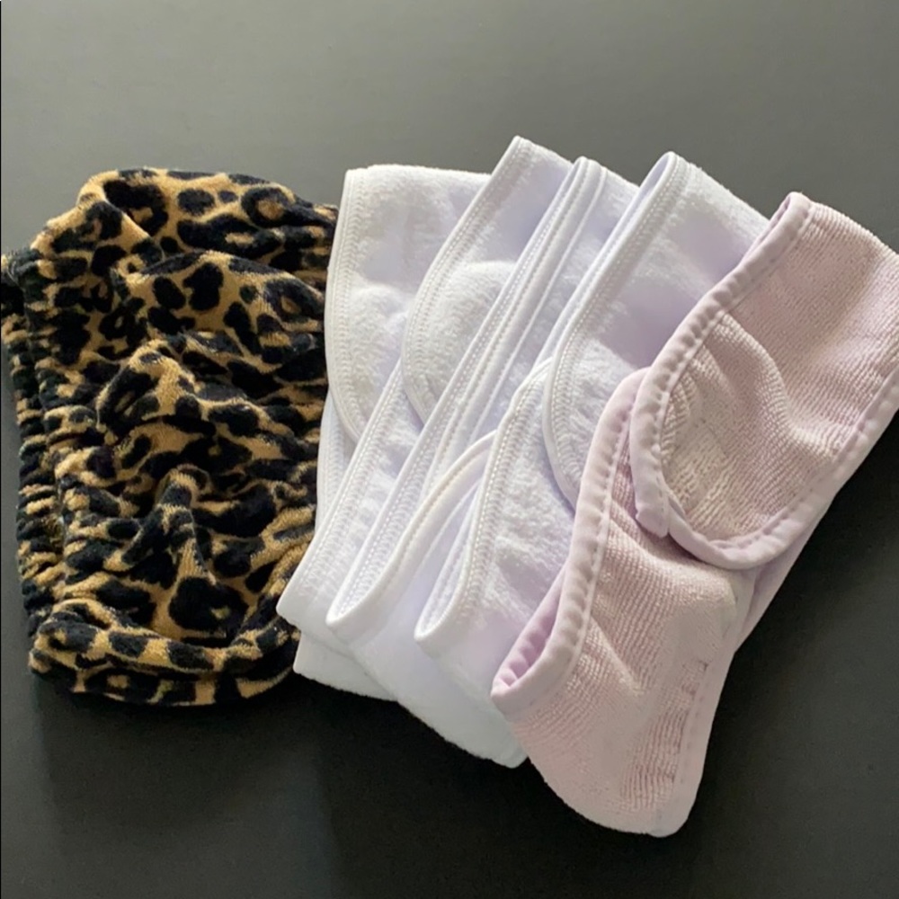 6 spa head wraps 🧖🏼‍♀️